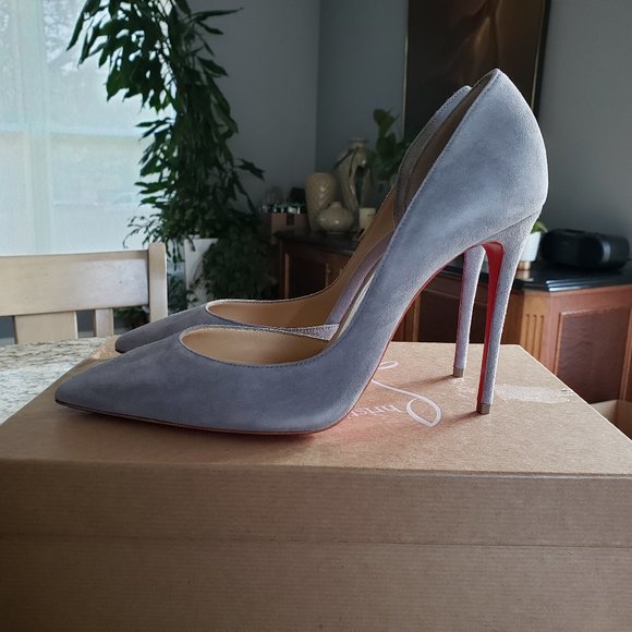 Christian Louboutin Shoes - NEW Christian Louboutin Iriza 100 Veau Velour 37.5